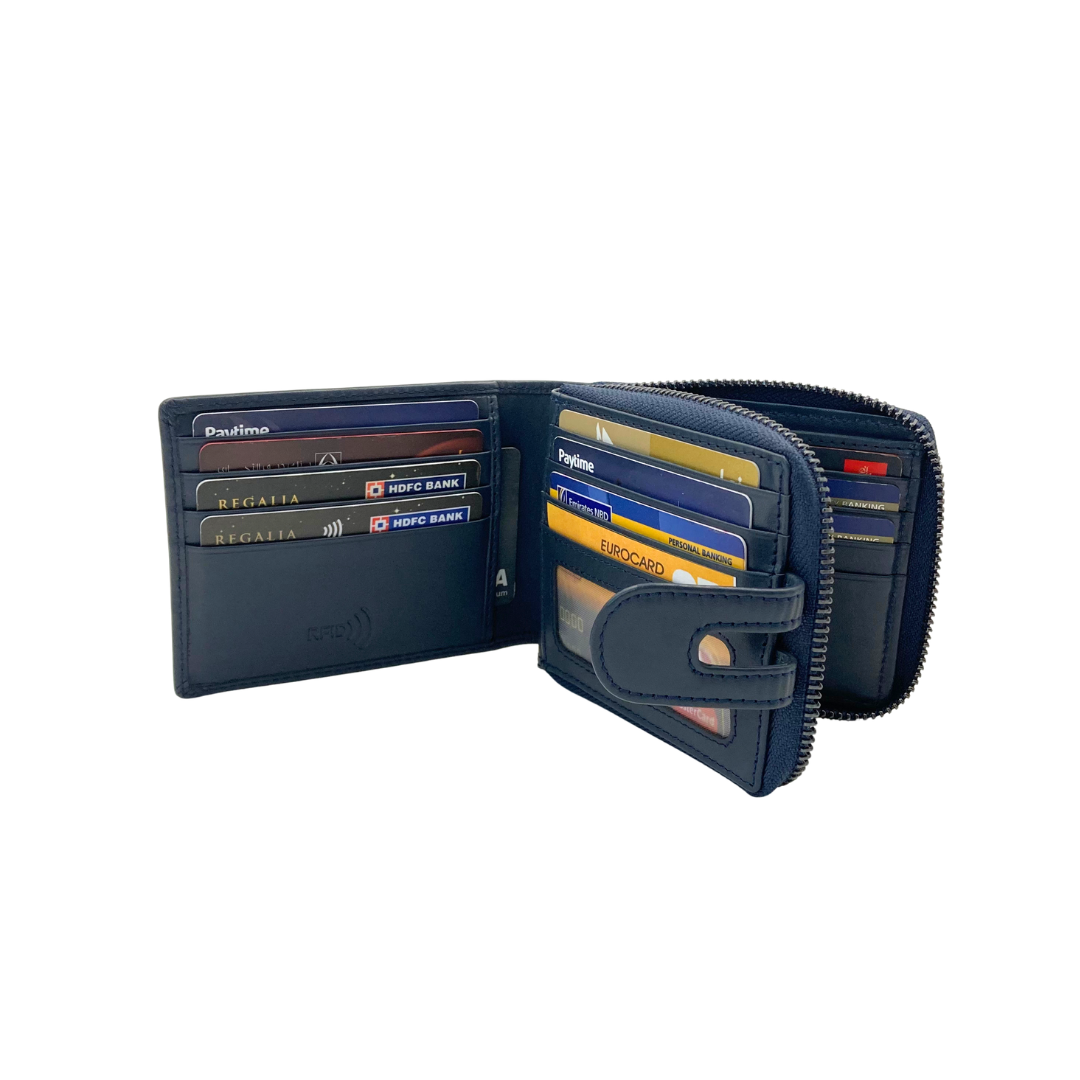 Shield Collection Bi-Fold RFID Wallet # 4643Z