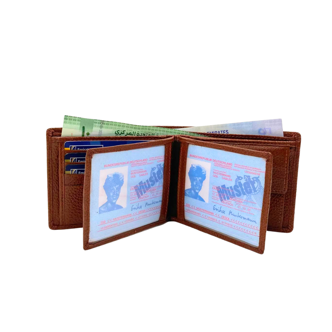 Pebble Texture 8 Card Billfold Wallet # 983C