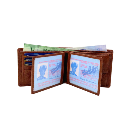 Pebble Texture 8 Card Billfold Wallet # 983C