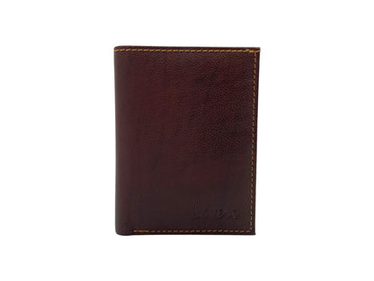 Slim Bifold Inside Button Card & Cash Wallet # RFID 1977BL