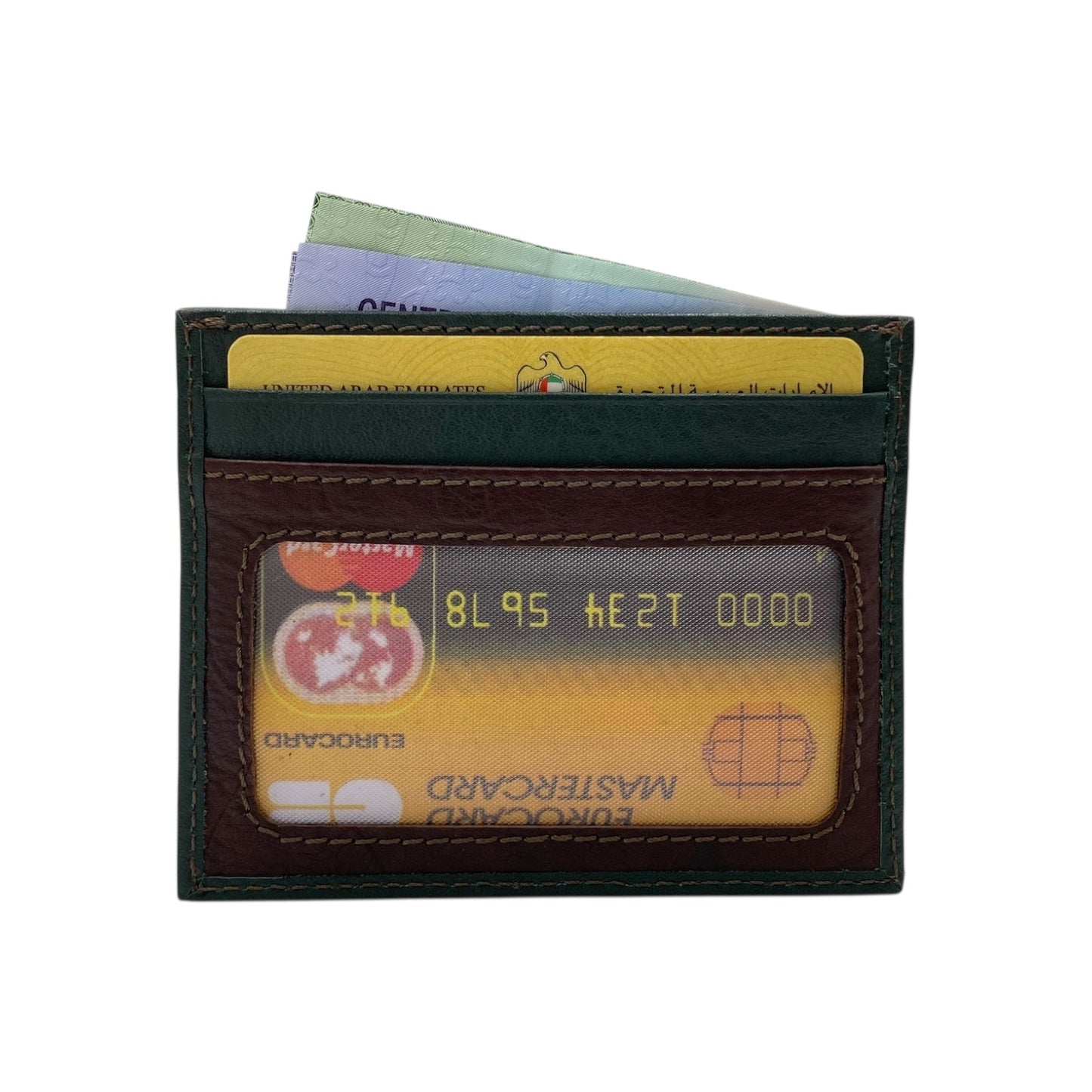 Super Slim Genuine Leather Card Wallet # 1066/3 PHOTO