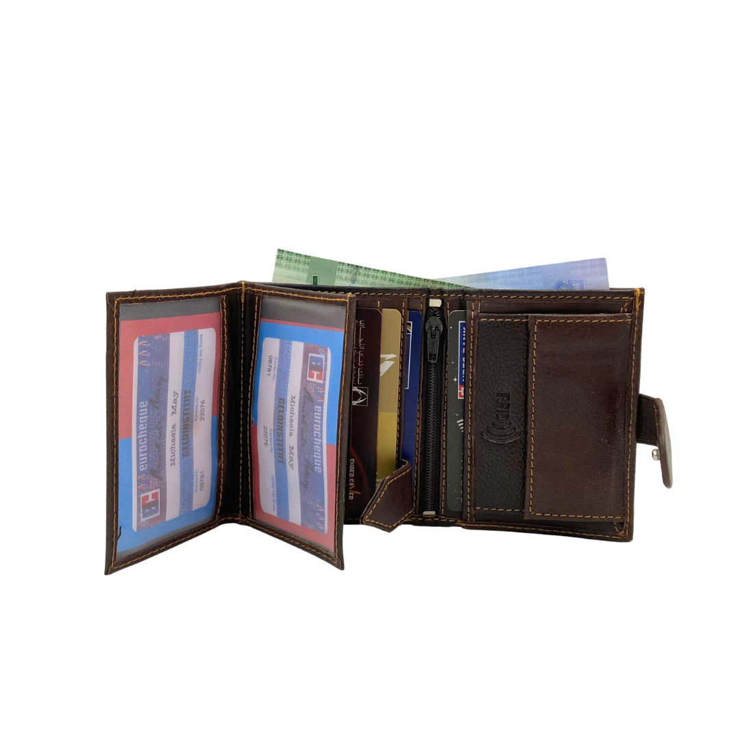 Shield Collection Bi-Fold RFID Wallet # 1229L