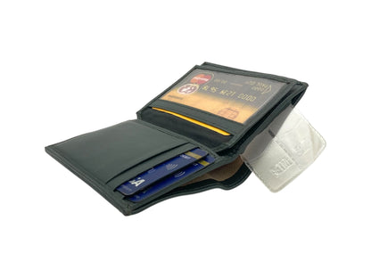 Small Bifold Cards Wallet # RFID 4018 Elastic