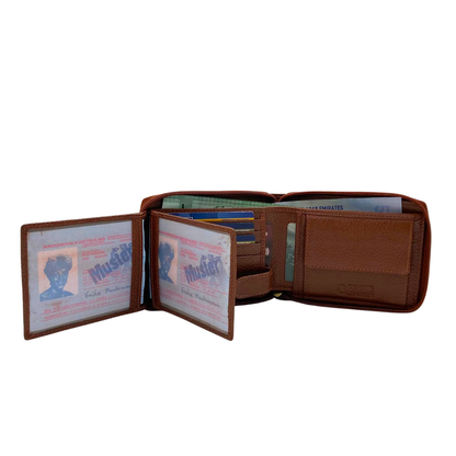 Pebble Texture 8 Card Billfold Wallet # 1013CZ