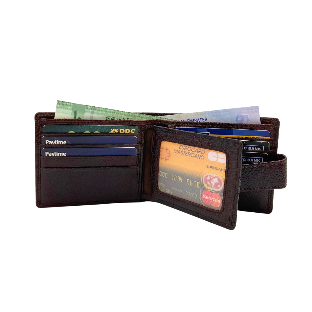 Pebble Texture 8 Card Billfold Wallet # 4094NL