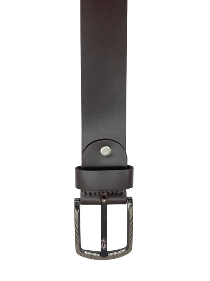 Extra Long Mens Leather Belt 40mm Timber