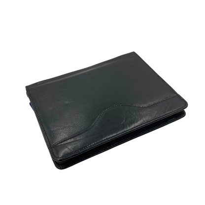 Ultra Light Slim Classic Leather A-5.FILE FOLDER-ZIP_BLK[KATA]