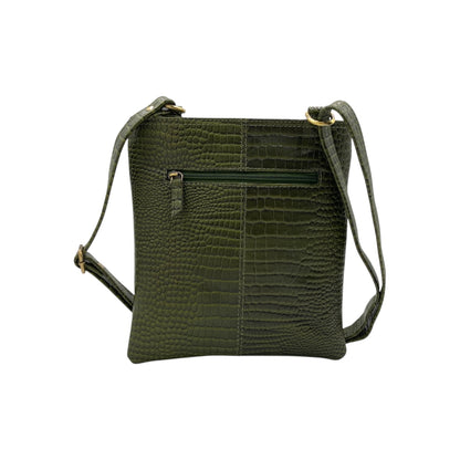 Leather Crossbody/Messenger Bag # 2862