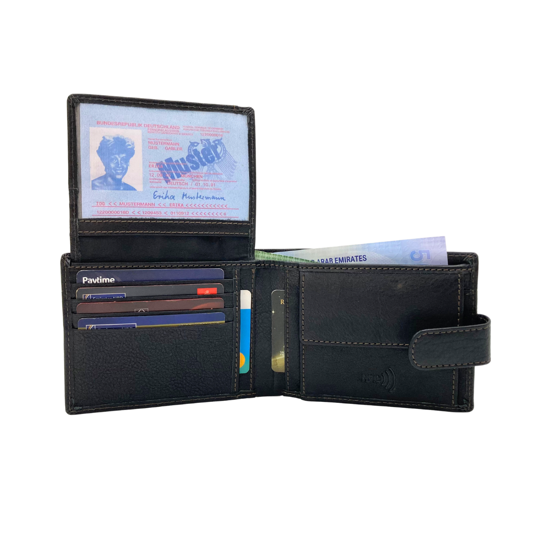 Shield Collection Bi-Fold RFID Wallet # 4562CL