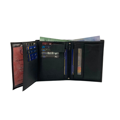 Standing Mens Collection Bi-Fold Wallet # 1504B