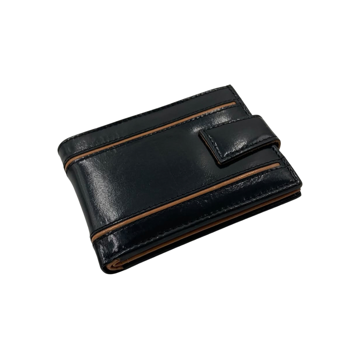 Classic Men's Waterproof Bifold Leather Wallet with Flip ID Window #1728L (D.L.)