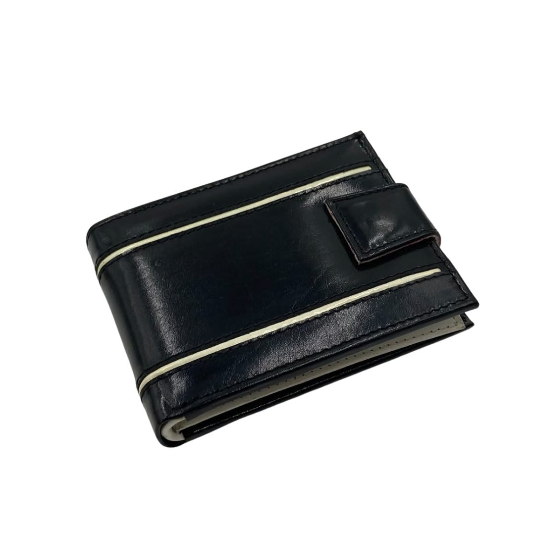 Classic Men's Waterproof Bifold Leather Wallet with Flip ID Window #1729 L (D.L.)