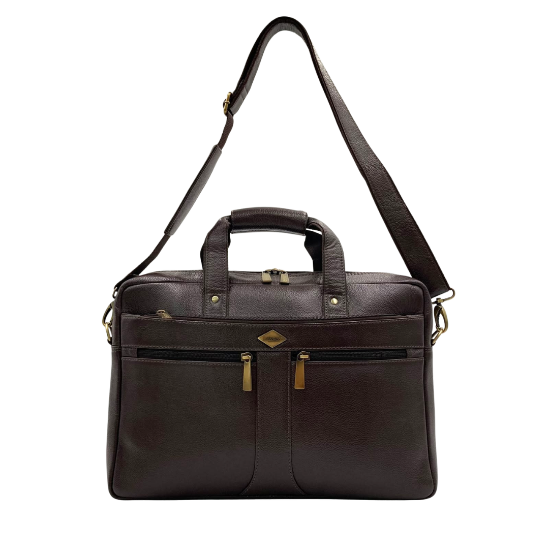 Expandable Leather Laptop Organiser Premium  # 2816
