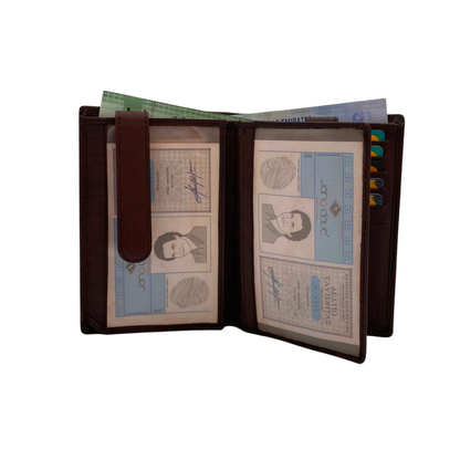 Standing Mens Collection Bi-Fold Wallet # JD-852B