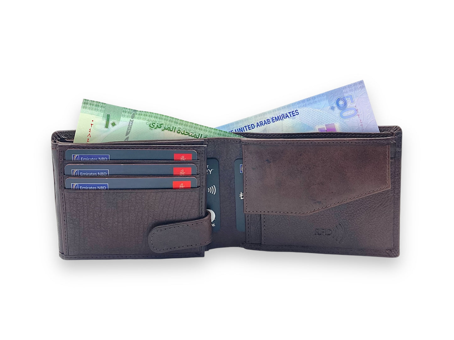 VIP - RFID Maximum Card & Coin Billfold Wallet, Men's Wallet # 1013CP