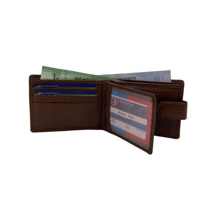 Pebble Texture 8 Card Billfold Wallet # 1074CL