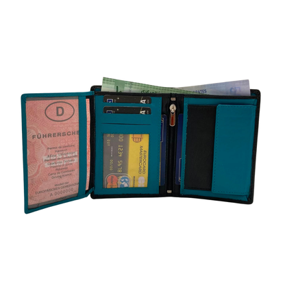 Standing Mens Collection Bi-Fold Wallet # 4020