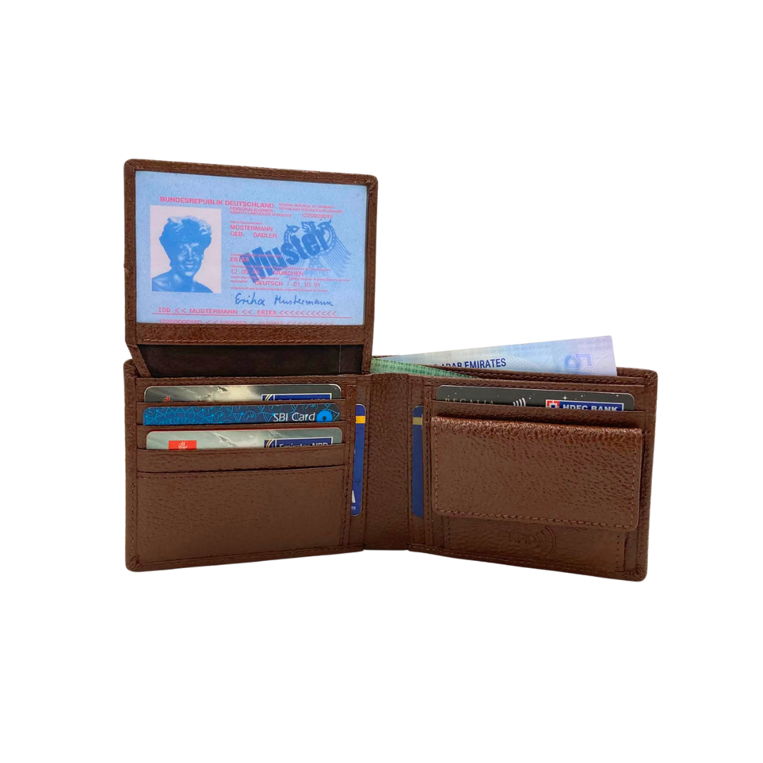Pebble Texture 8 Card Billfold Wallet # 4562C