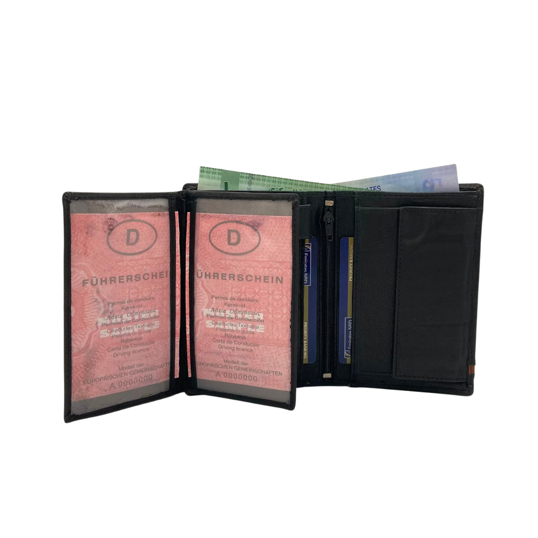 Standing Mens Collection Bi-Fold Wallet # 618C