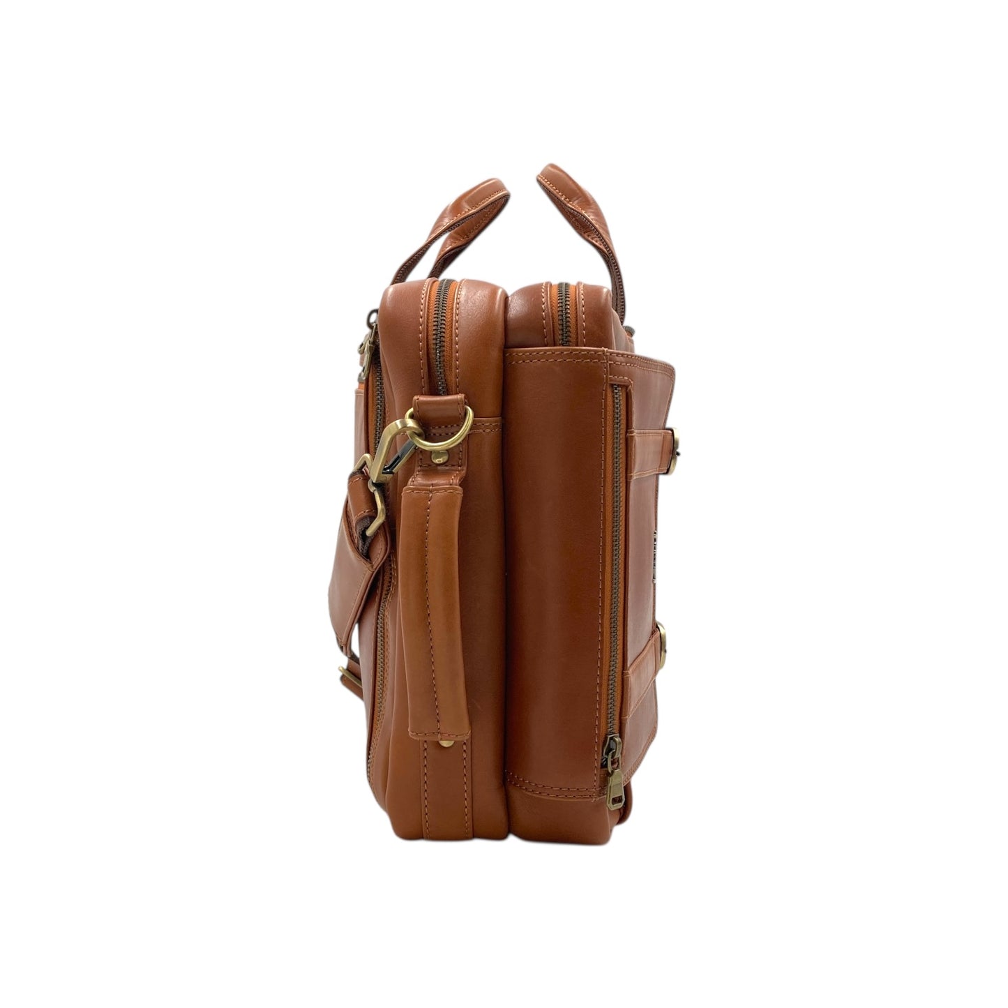 Italian Leather Backpack + Laptop Bag # 2890