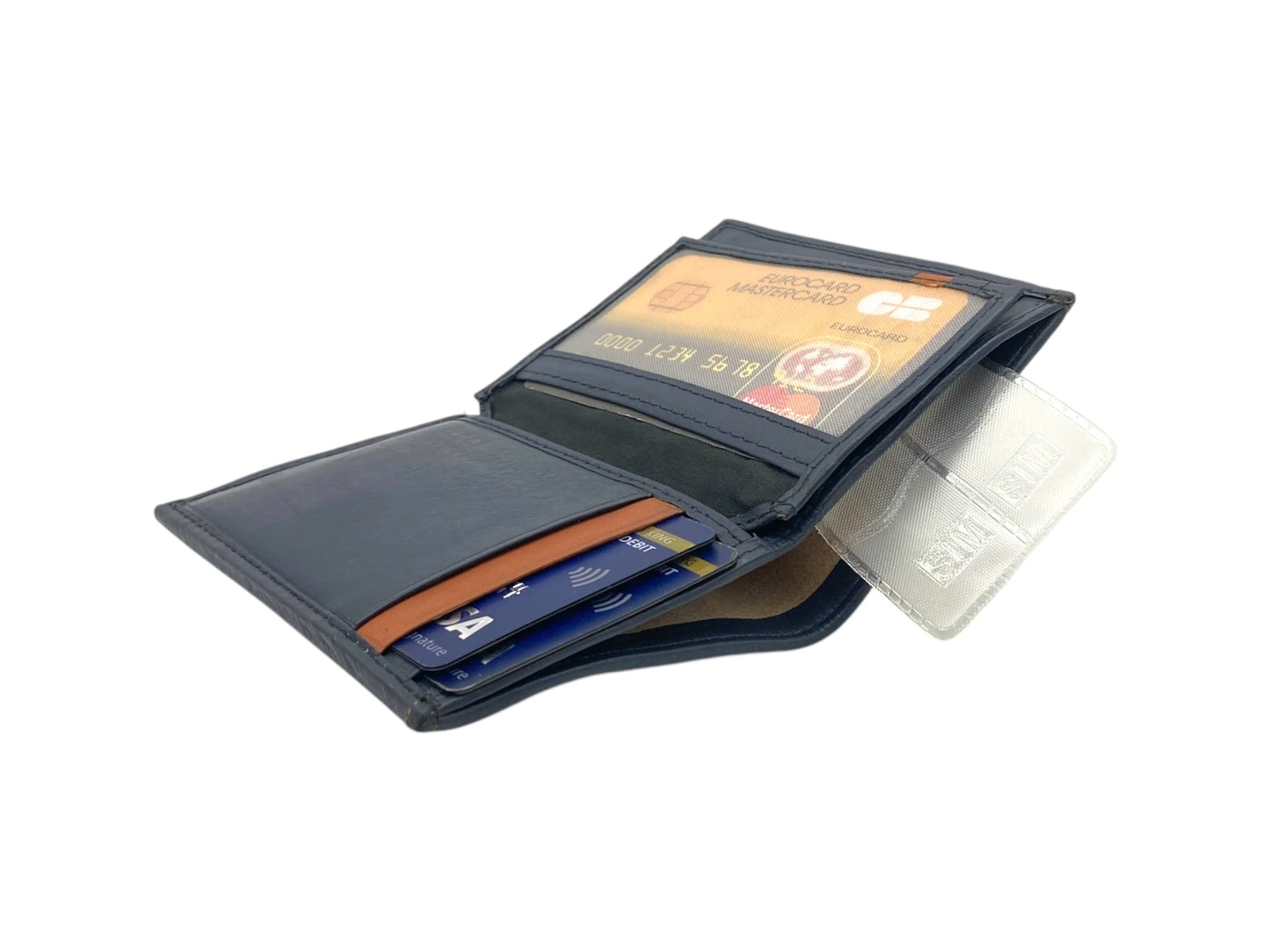 Small Bifold Cards Wallet # RFID 4018 Elastic