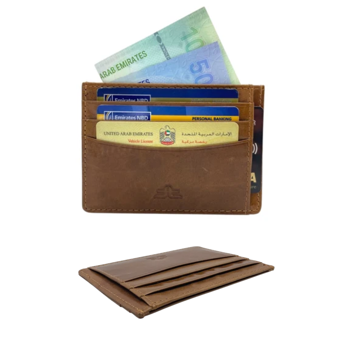 Slim Genuine Leather Special Credit Card Holder # 685N