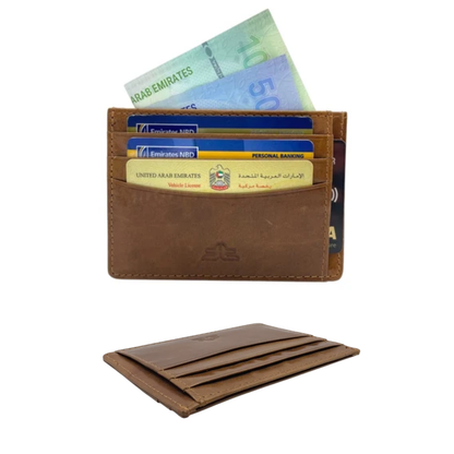 Slim Genuine Leather Special Credit Card Holder # 685N