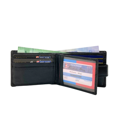 Pebble Texture 8 Card Billfold Wallet # 1074L