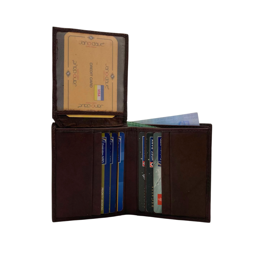 Standing Mens Collection Bi-Fold Wallet # JD-2096