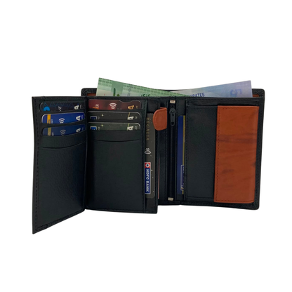 Standing Mens Collection Bi-Fold Wallet # 1517