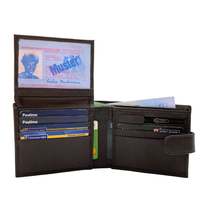 Classic Bi-Fold Wallet # 1244S Zip Loop