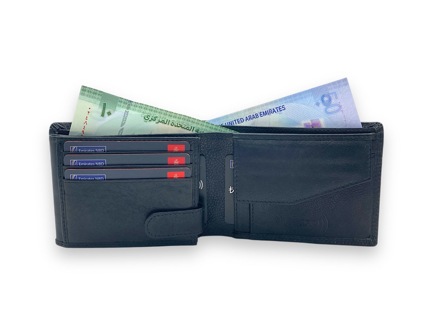 VIP - RFID Maximum Card & Coin Billfold Wallet, Men's Wallet # 1013CP