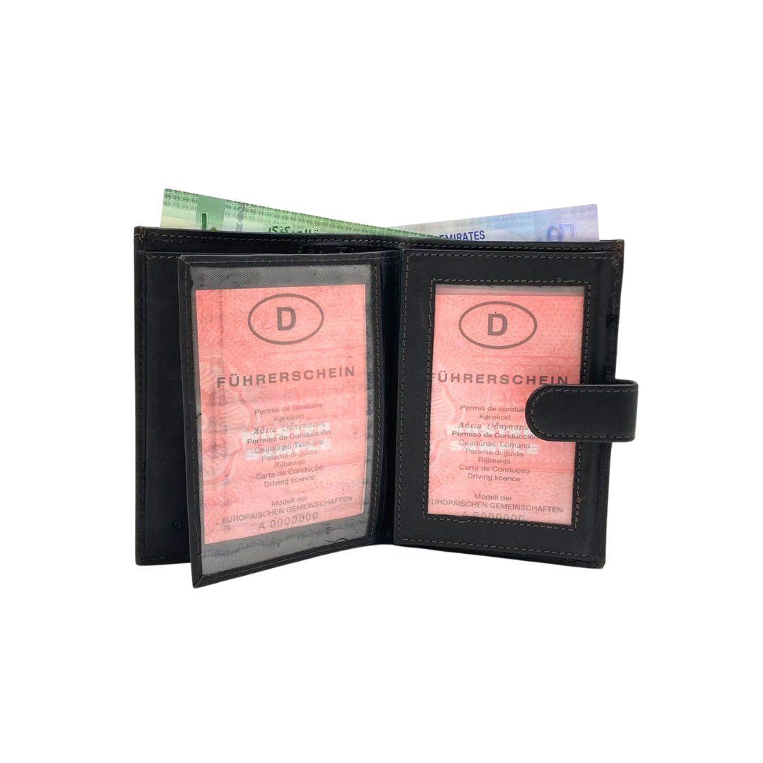 Standing Mens Collection Bi-Fold Wallet # 1228L