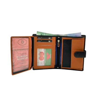 Standing Mens Collection Bi-Fold Wallet # 4020L