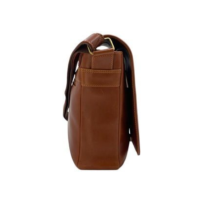 Italian Leather Messenger Bag # 2491