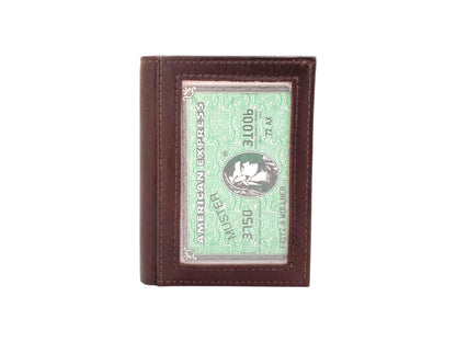 Slim Photo-ID Bifold Cards & Cash Wallet # RFID 1274AM