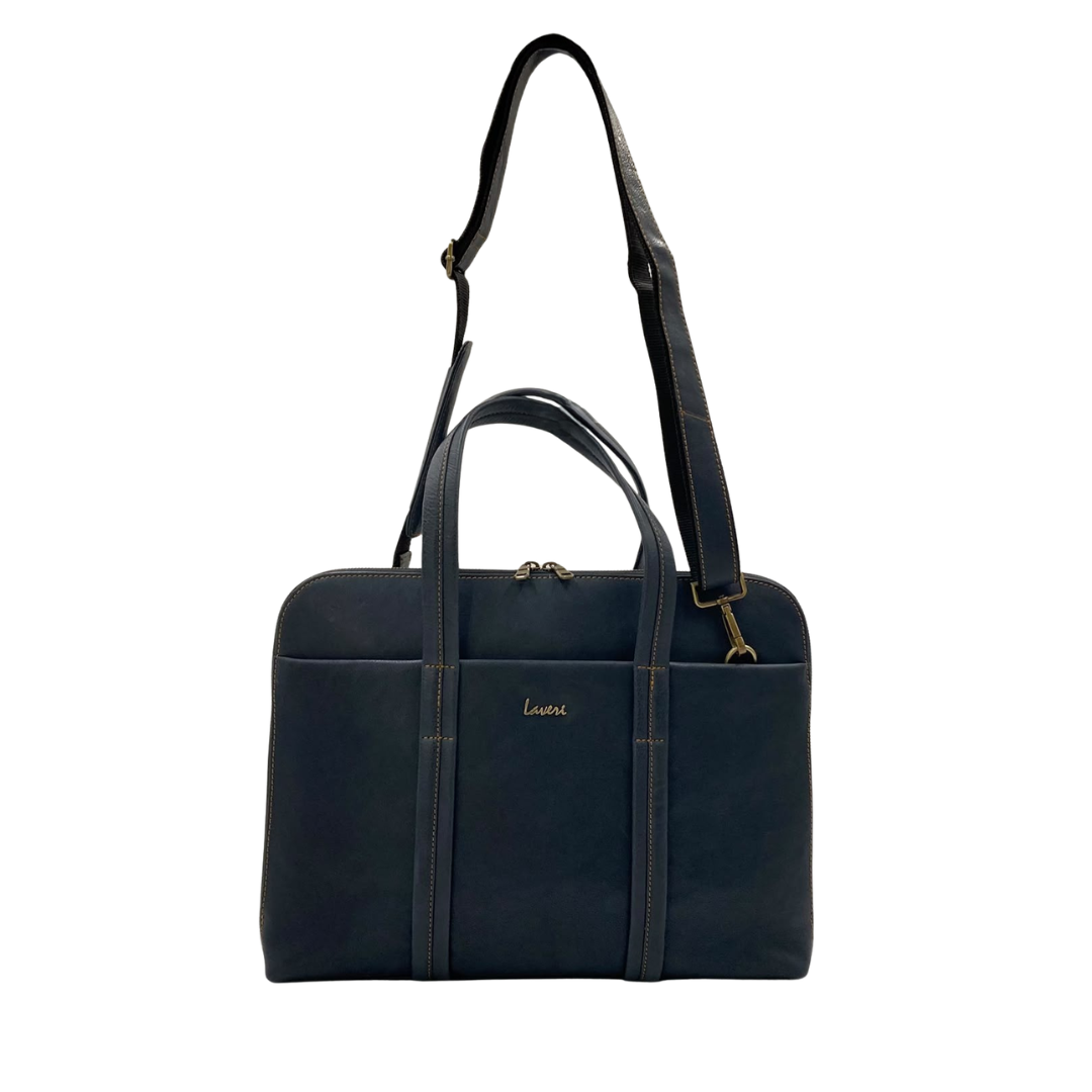 Expandable Leather Laptop Organiser Premium  # 2920