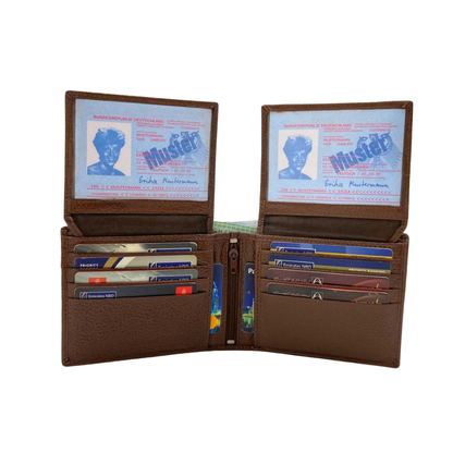 Pebble Texture 8 Card Billfold Wallet # 1244NL