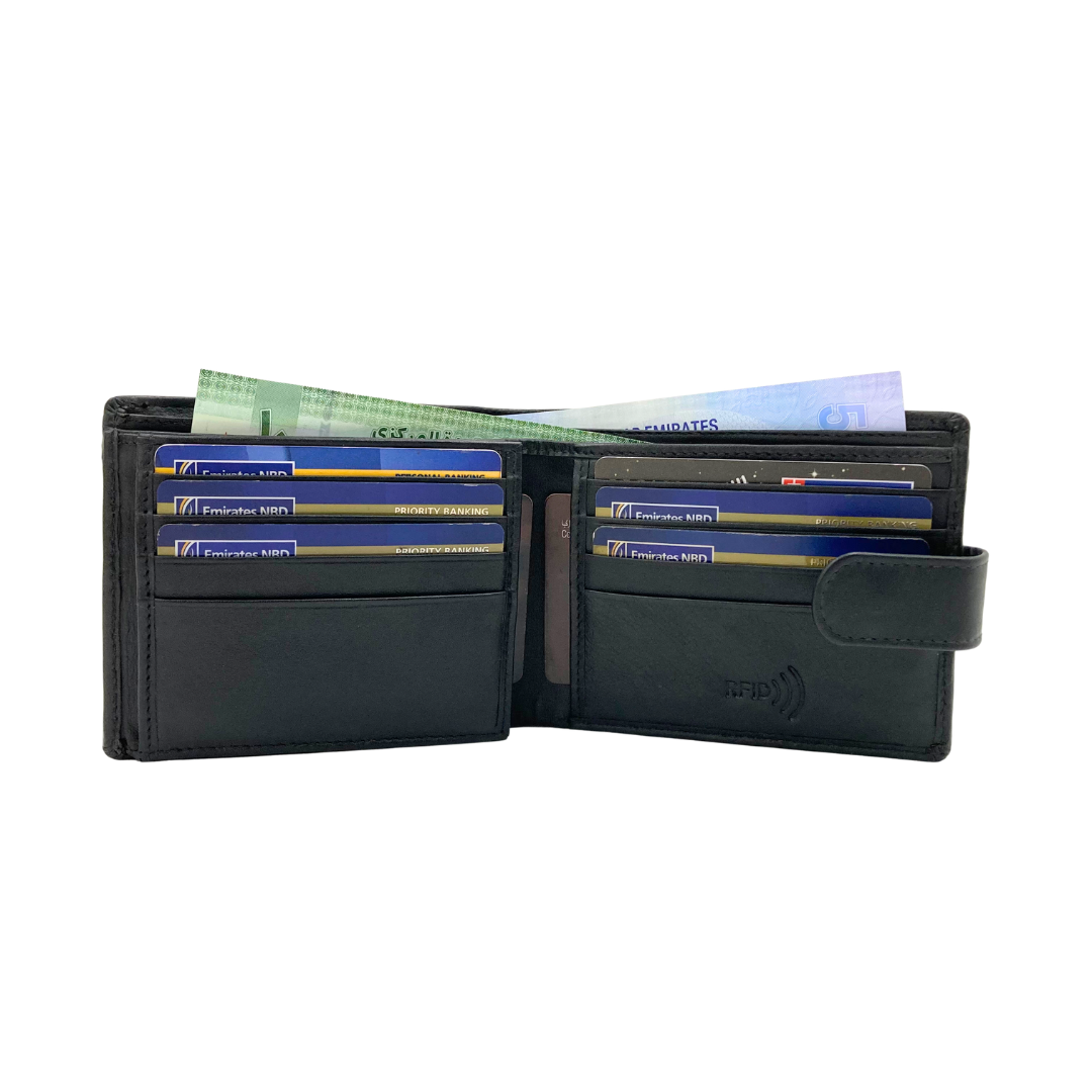 Shield Collection Bifold RFID Wallet # 1001L
