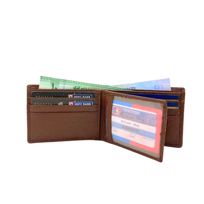 Pebble Texture 8 Card Billfold Wallet # 1074
