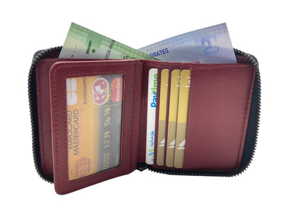 VIP Full Zip RFID Men's Wallet , Multiple Card & Compact Bifold Wallet # 4397Z