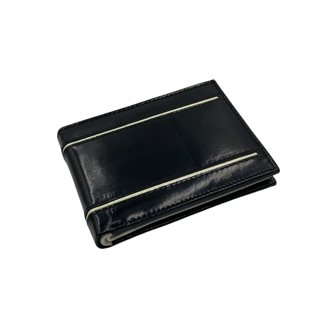 Classic Men's Waterproof Bifold Leather Wallet with Flip ID Window #1728 (D.L.)
