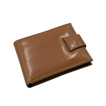 Classic Men's Waterproof Bifold Leather Wallet with Flip ID Window #1729 L
