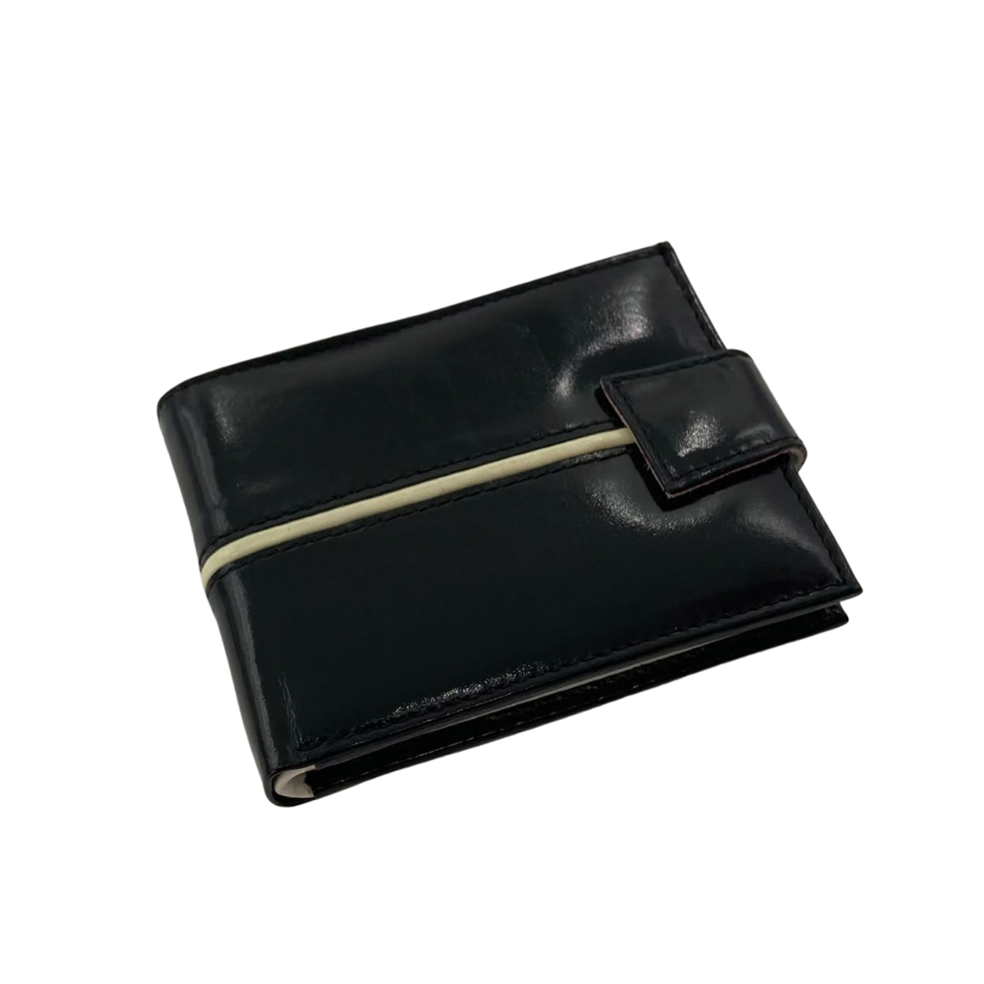 Classic Men's Waterproof Bifold Leather Wallet with Flip ID Window #1729 L (C.L.)