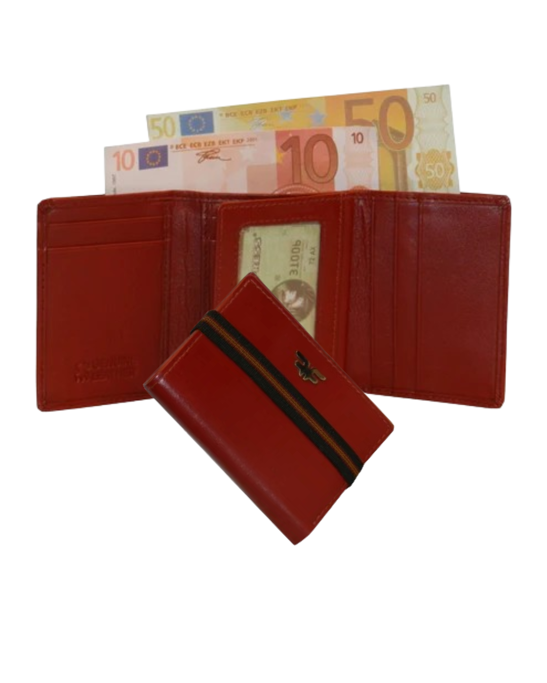 Trifold Wallet 8CC Elastic Loop #1539N [Elastic]