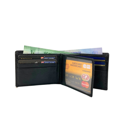 Pebble Texture 8 Card Billfold Wallet # 1074