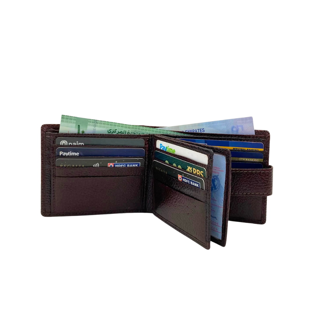 Pebble Texture 8 Card Billfold Wallet # 983AL
