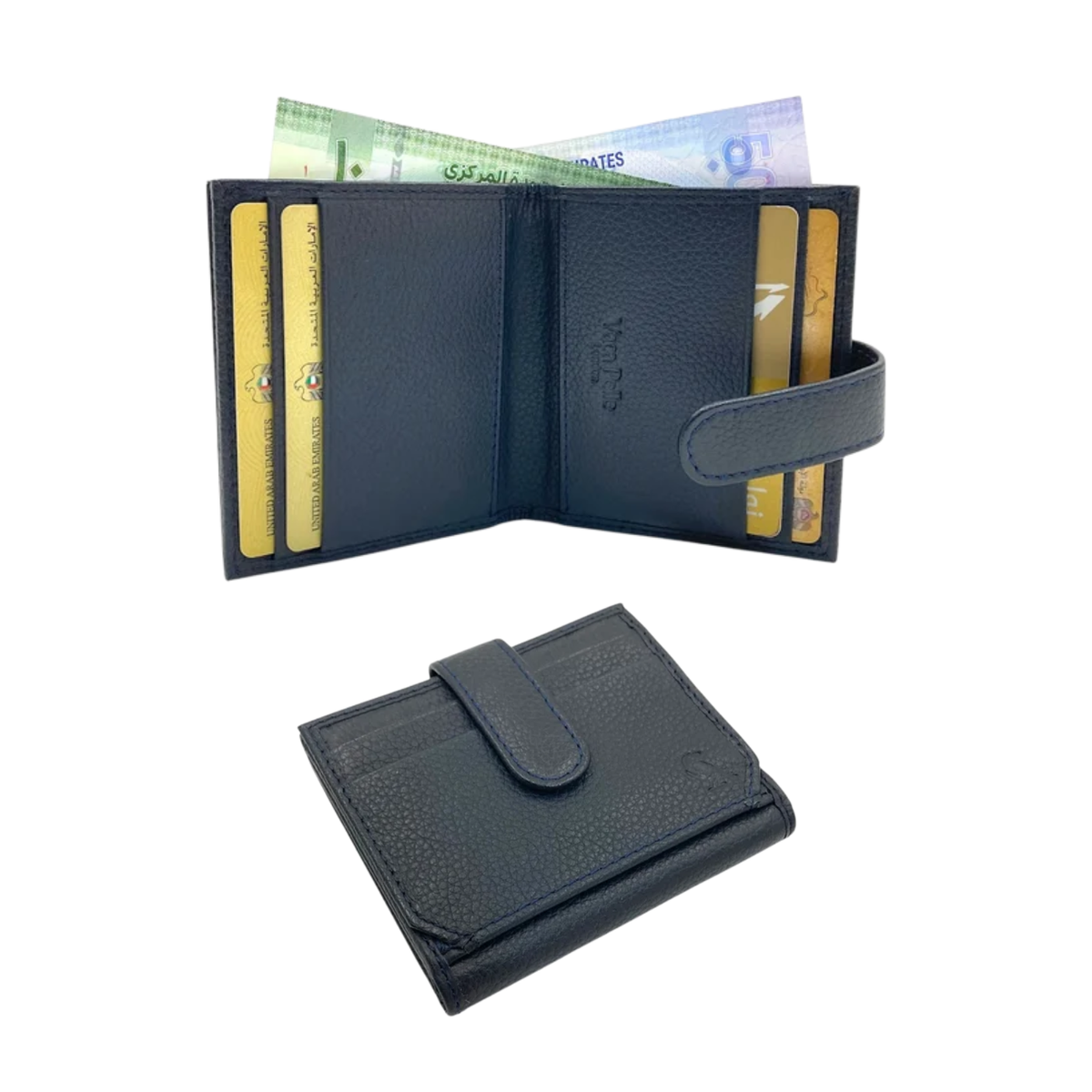 Card Case & Cash Wallet Compact Size 15 Card Space # 4695_VP