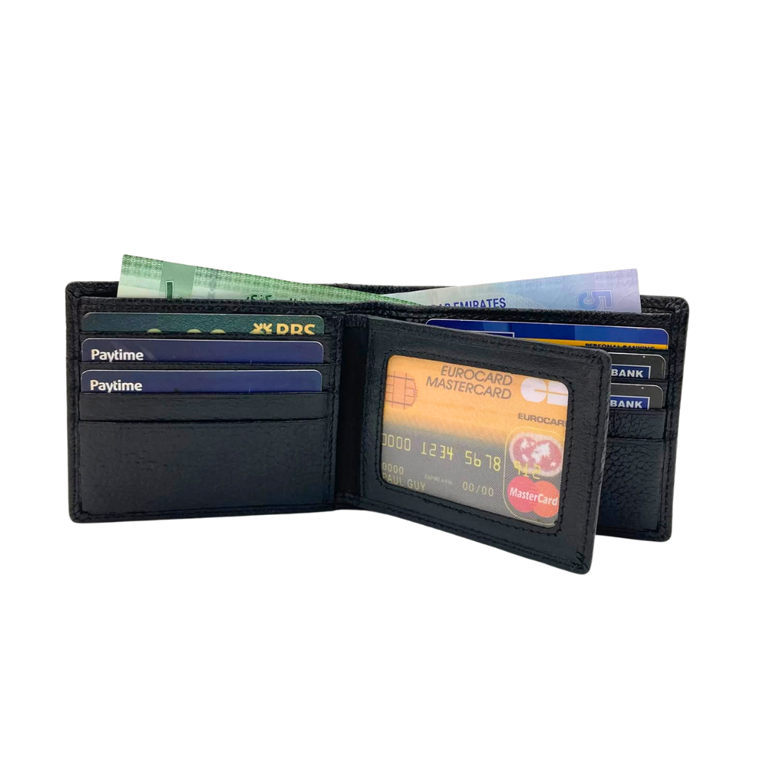 Pebble Texture 8 Card Billfold Wallet # 4094N