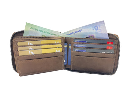 VIP Vintage Men's Fullzip Wallet # RFID 983AZ